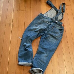 Classic Dungarees Levi’s Blue Denim Overalls